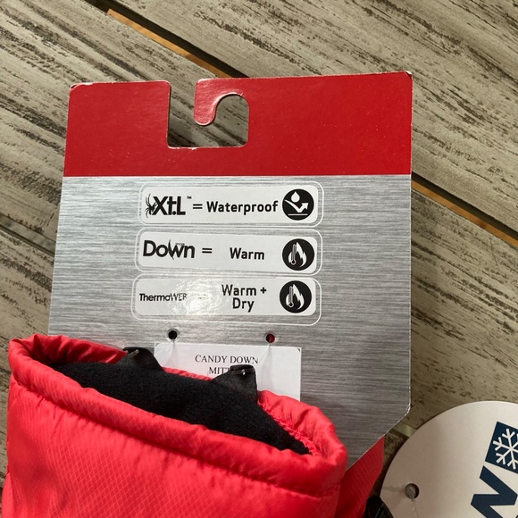 New - Spyder Candy Down Mittens (S) - Picture 3 of 7